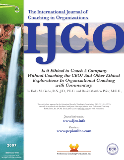 Is it Ethical to Coach A Company Without Coaching the CEO? And