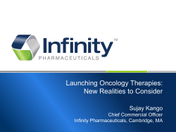 Launching Oncology Therapies: New Realities to Consider