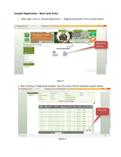 New Cycle Entry - Soil Health Card