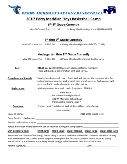 2017 Perry Meridian Boys Basketball Camp