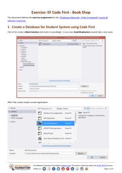 Exercises: Entity Framework Relations