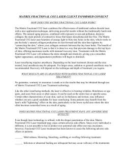 matrix fractional co2 laser client informed consent