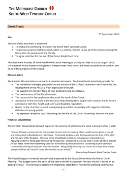 Circuit Funds - South West Tyneside Circuit