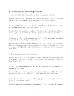 1 Solutions to selected problems