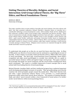 Uniting Theories (with revisions)