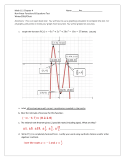 Chapter 4 Test W2016 Key