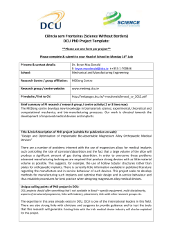 Design and Optimisation of Implantable Bio-absorbable