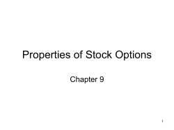 Properties of Stock Options