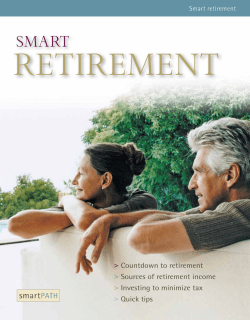 Countdown to retirement > Sources of retirement income > Investing