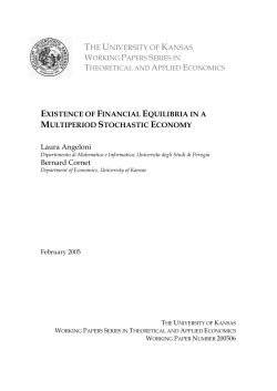 Existence of Financial Equilibria in a Multiperiod Stochastic Economy