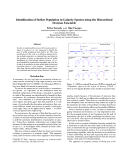 Identification of Stellar Population in Galactic Spectra