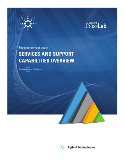 services and support capabilities overview