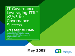 IT Governance - ipma