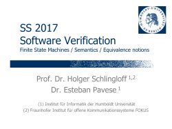 Folie 1 - Institut f&uuml;r Informatik