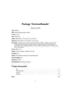 Package `ExtremeBounds`
