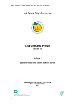 ISDI Metadata Profile - Ordnance Survey Ireland