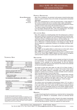 UNILIT 15 P0 - P1 - P2 (TD13 P0/P1/P2)