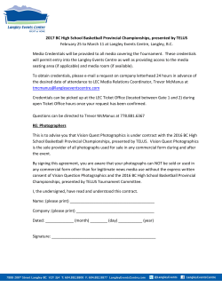 2017 BC High School Basketball Provincial Championships