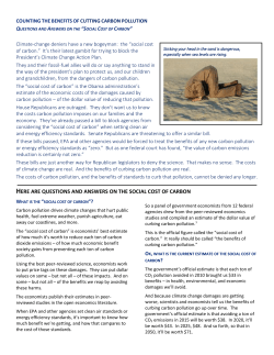 Social Cost of Carbon