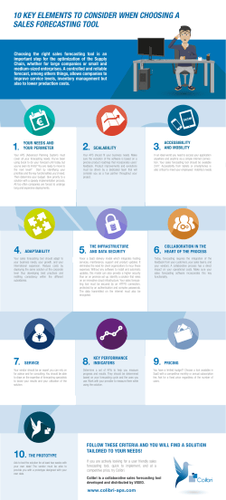 10 key elements to consider when choosing a sales
