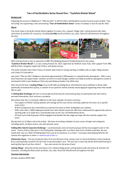 Tour of Hertfordshire Series Round One