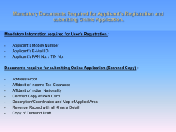 open Online Application Portal Registration for