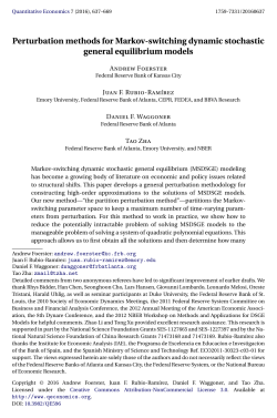 Perturbation methods for Markov-switching dynamic stochastic