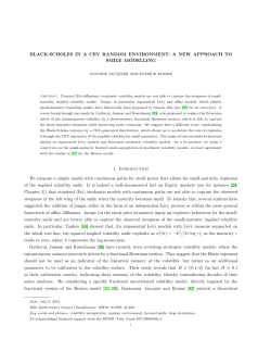 BLACK-SCHOLES IN A CEV RANDOM ENVIRONMENT: A NEW