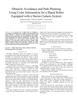Obstacle Avoidance and Path Planning Using Color Information for