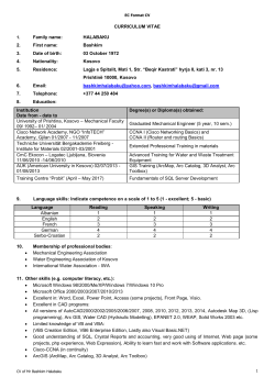 EC Format CV