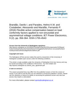 Flexible active compensat - Nottingham ePrints