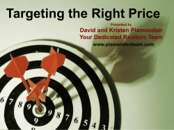 David and Kristen Plamondon, Your Dedicated Realtor&reg; Team Price
