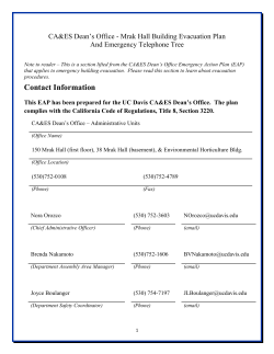 Emergency Responce and Evacuation Guide