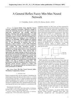 A General Reflex Fuzzy Min-Max Neural Network