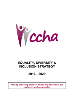 Equality, Diversity and Inclusion Strategy