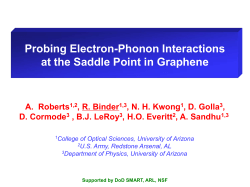 Probing Electron-Phonon Interactions at the Saddle Point in Graphene