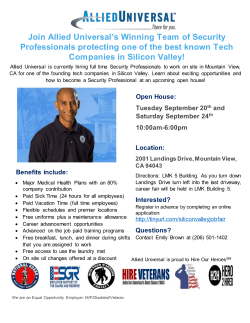 Join Allied Universal`s Winning Team of Security Professionals