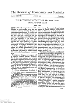 Interest-elasticity of transactions demand for cash