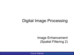 Digital Image Processing: Introduction