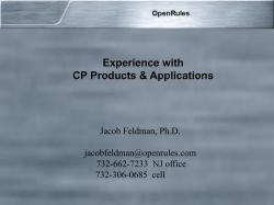 Interactive Constraint Propagation