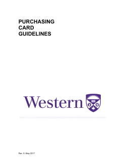 purchasing card guidelines