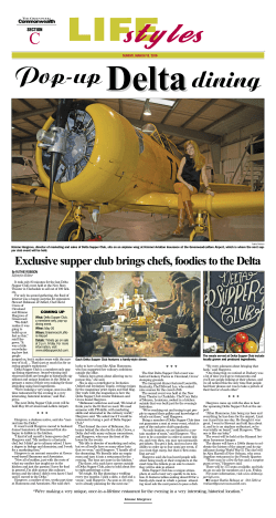 Exclusive supper club brings chefs, foodies to the Delta