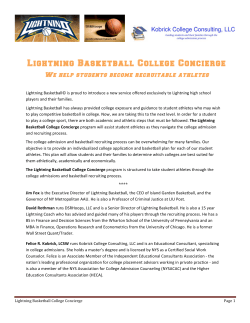 Lightning Basketball College Concierge