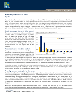 International students - May 2017