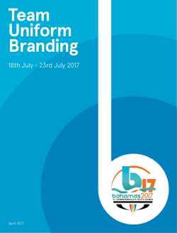 Team Uniform Branding - Commonwealth Games Federation