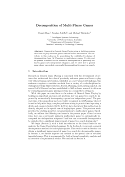 Decomposition of Multi-Player Games