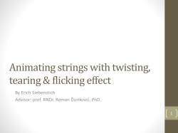 Animating strings