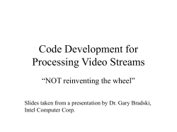Instruction about using OpenCV. In PPT format.