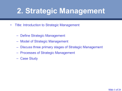 StrategicManagement