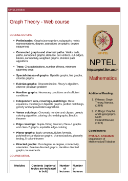 NPTEL Syllabus